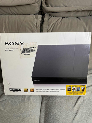Sony Blu-ray Player Ubp-x800 Na Caixa Completo