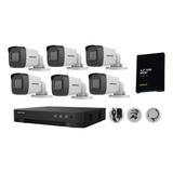 Kit Seguridad Hikvision Dvr 8 Canales 1080p Lite + 6 Bullet