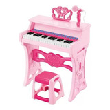 Piano Musical Infantil Banco Microfono Juguete