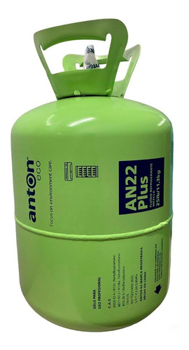 Garrafa R22  Gas Refrigerante Anton 11,3kg An22 Plus Repjul