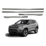 Jogo De Friso Lateral Jeep Compass Cinza Antique 2020 2021