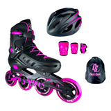 Combo Patines Semiprofesionales Roller Skate + Protecciones