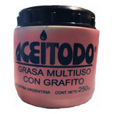 Grasa Negra Grafitada Multiuso Lubricante Premium X 250 Gr