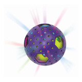 Juguete Pelota Luces Multicolores Catnip Morada Gato Kong