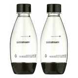 Sodastream Botellas De Carbonatación Delgadas Negras De 5