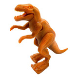 Juguete Dinosaurio Dragon A Cuerda Animales Jurásico Dinos Color Marrón