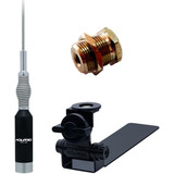 Kit Enfeite Antena Vhf M-410c Caminhonete Suporte Parafuso