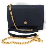 Cartera Con Cadena Emerson De Tory Burch, Bandolera, Azul Ma