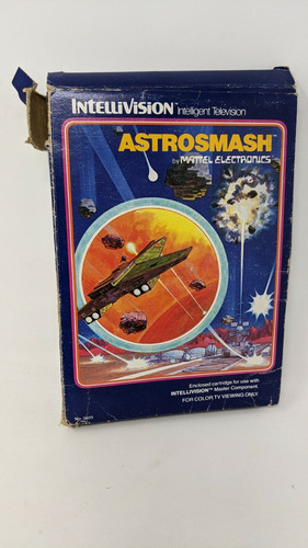 Astrosmash Intellivision (original Box+game Cartridge) * Ccq