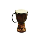 Deco 79 89848 Tambor Djembe De Madera Y Cuero