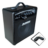 Cubo Amplificado Guitarra 8p 30w Rms Datrel E Emissor S/ Fio