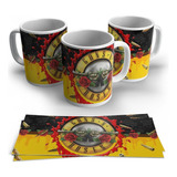 Guns N' Roses Logo Pocillos Mugs Personalizados Regalos Rock