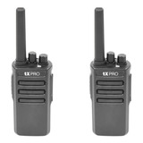 2x Radio Tx-600 Portátil Uhf 5w  400-470 Mhz + Manos Libres