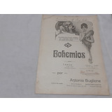 Partitura Bohemios Tango Piano Antonio Buglione 1924