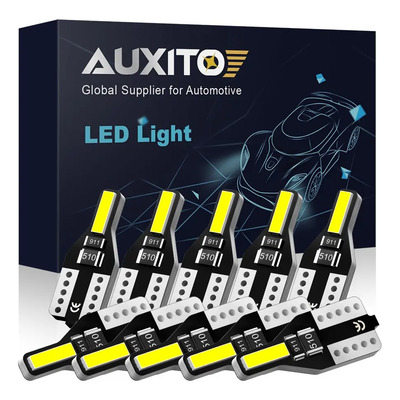 10 Focos Led Auxito T10 Led 6000k W5w 2825 194 192 168 501 | MercadoLibre