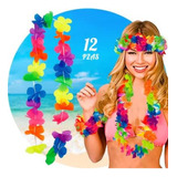 12 Collares Hawaianos Flores Fiestas Eventos Batucadas