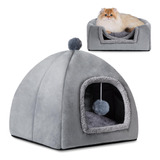 Cueva De Cama Para Gatos Para Interiores, Adecuada Para Cama