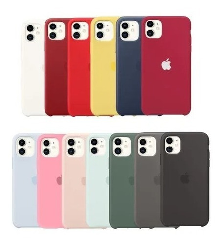 Carcasa Silicona iPhone 11 Pro Max Colores 