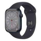 Iwatch Series 8 Gps - Caja De Aluminio Medianoche 45 Mm