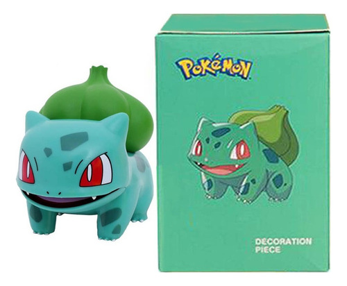 Colección De Minifiguras De Pokémon Bulbasaur+llavero De