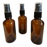 Botella Envase Vidrio Spray 50 Ml Ambar - Pack 20 Unidades
