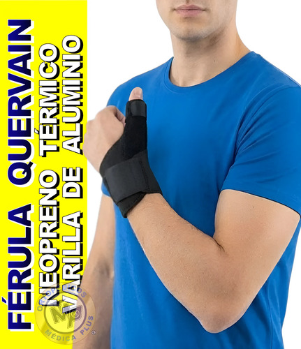 Ferula Para Pulgar Inmovilizador Quervain Neopreno Aluminio
