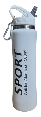 Botella Deportiva Térmica 500ml Sport Acero Inox. Bicapa