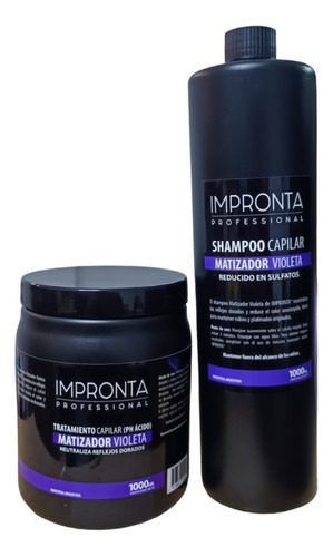 Combo Matizador Violeta Impronta X 1l