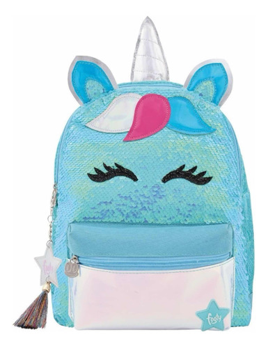 Mochila De Lentejuelas Para Nenas De Unicornio Marca Footy