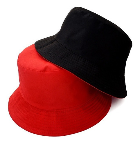 Gorro Pesquero Pescador Doble Faz Bucket Hat Sol Uv #2 Niños