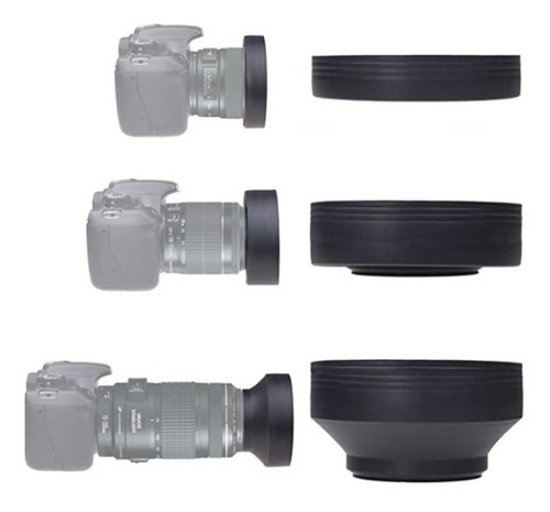 Parasol Para Lente 58mm Nikon Canon Sony