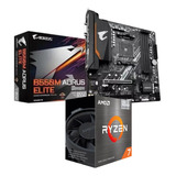 Kit Amd Ryzen 7 5700x3d + B550m Aorus Elite Gigabyte 