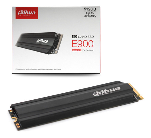 Ssd M.2 Nvme 512gb Pcie 3.0 Leitura Até 2.000mb/s Gravação Até 1450mb/s - Dahua Dhi-ssd-e900n512g