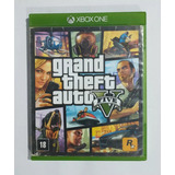 Jogo Gta 5 Grand Theft Auto V E Encarte Dvd Xbox One