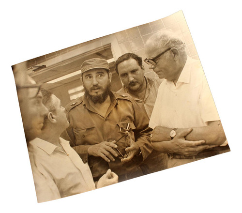 ¬¬ Fotografía Antigua Fidel Castro Original Zp