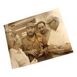 ¬¬ Fotografía Antigua Fidel Castro Original Zp