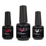 Kit 3 Esmaltes Semipermanentes Touch Cabina Luz Uv 7free