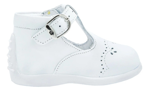 Zapato Niña Andanenes 6113 Piel Blanco Con Arco 12 Al 14.5 (