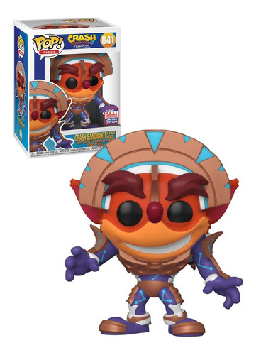 Funko Pop! Crash Bandicoot In Mask Armor 2021 Summer Conv