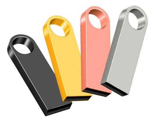 Pendrive 8gb Metalizado Colores Por Mayor 10 Unidades