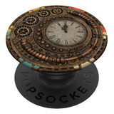 Steampunk Art - Reloj De Pared Con Soporte Y Agarre Para Tel