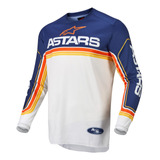 Jersey Para Motocross Fluid Speed Azl/bco/nja