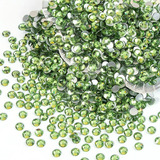 3pack X 1440 Pedreria Cristal Para Uñas Decoración Ss3-5-6-8 Color Peridoto Verde Claro X 3pack Ss8-2.3mm-2.5mm