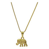 Collar Elefante Veneciana Enchapado Oro 18k