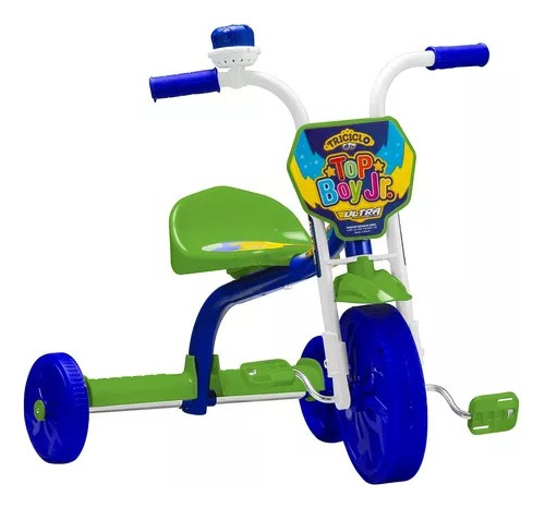 Oferta Lançamento Triciclo Menino Pro Tork Amarelo E Azul
