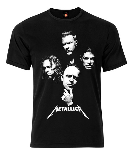 Remera Estampada Varios Diseños Metallica Banda