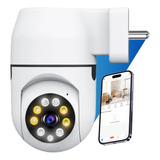 Câmera Ip Segurança V380 Pro Wifi Lâmpada Ajustável Noturna