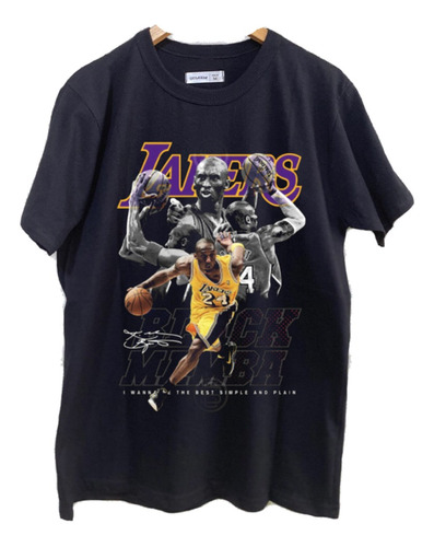 Remeras Estampadas Dtg Full Hd Kobe Bryant Todos Lakers Nba