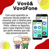 Vovôfone Smartphone Do Idoso 4g 32gb Botão Sos Zap