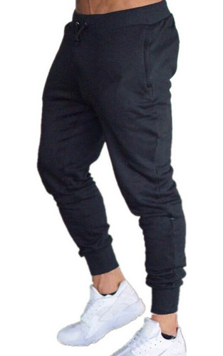 Pantalones Jogger Hombre Gym Slim Entubado Deportivo Moda De